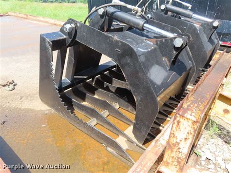 66 grapple bucket for skid steer|used skid steer grapple for sale.